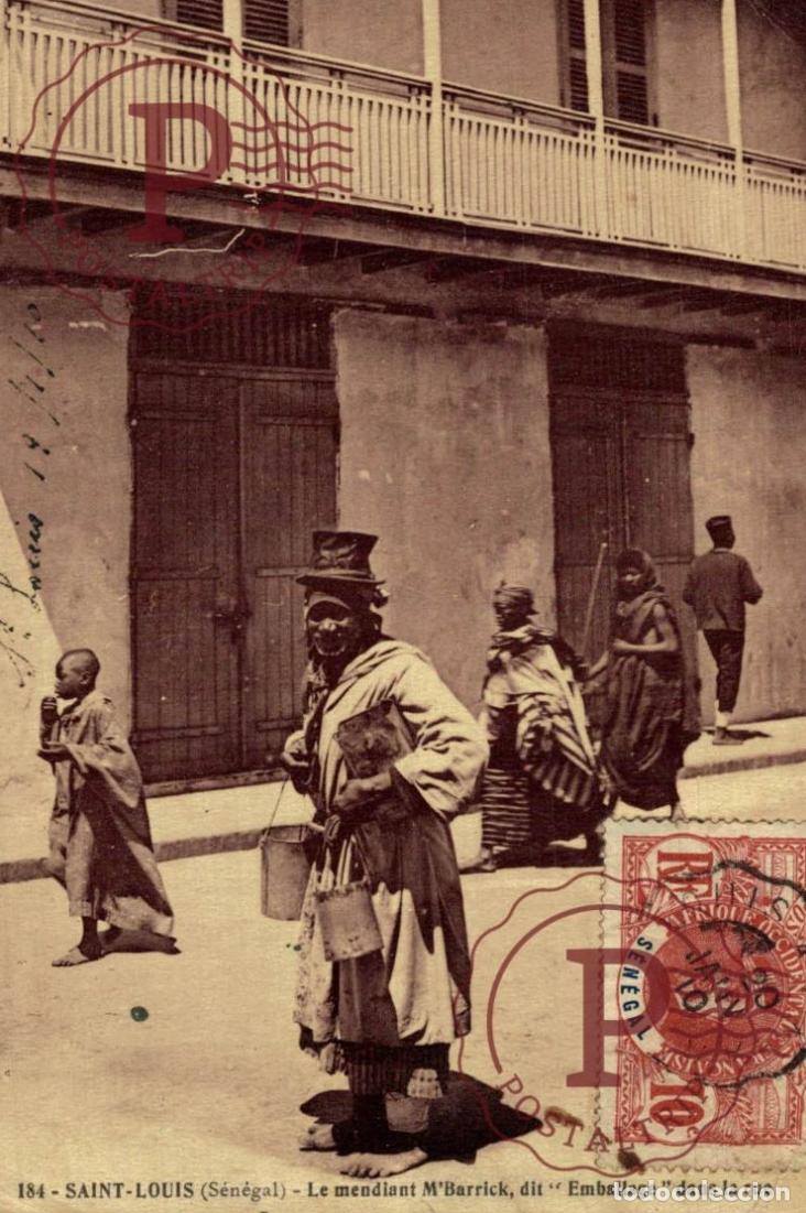 Postales: SENEGAL. St. LOUIS - Le Mendiant MBarrick