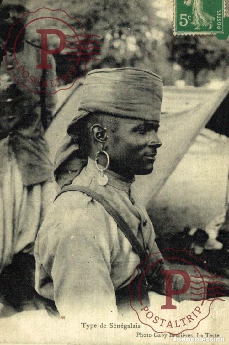 Postales: SENEGAL. LA TESTE TYPE DE SENEGALAIS