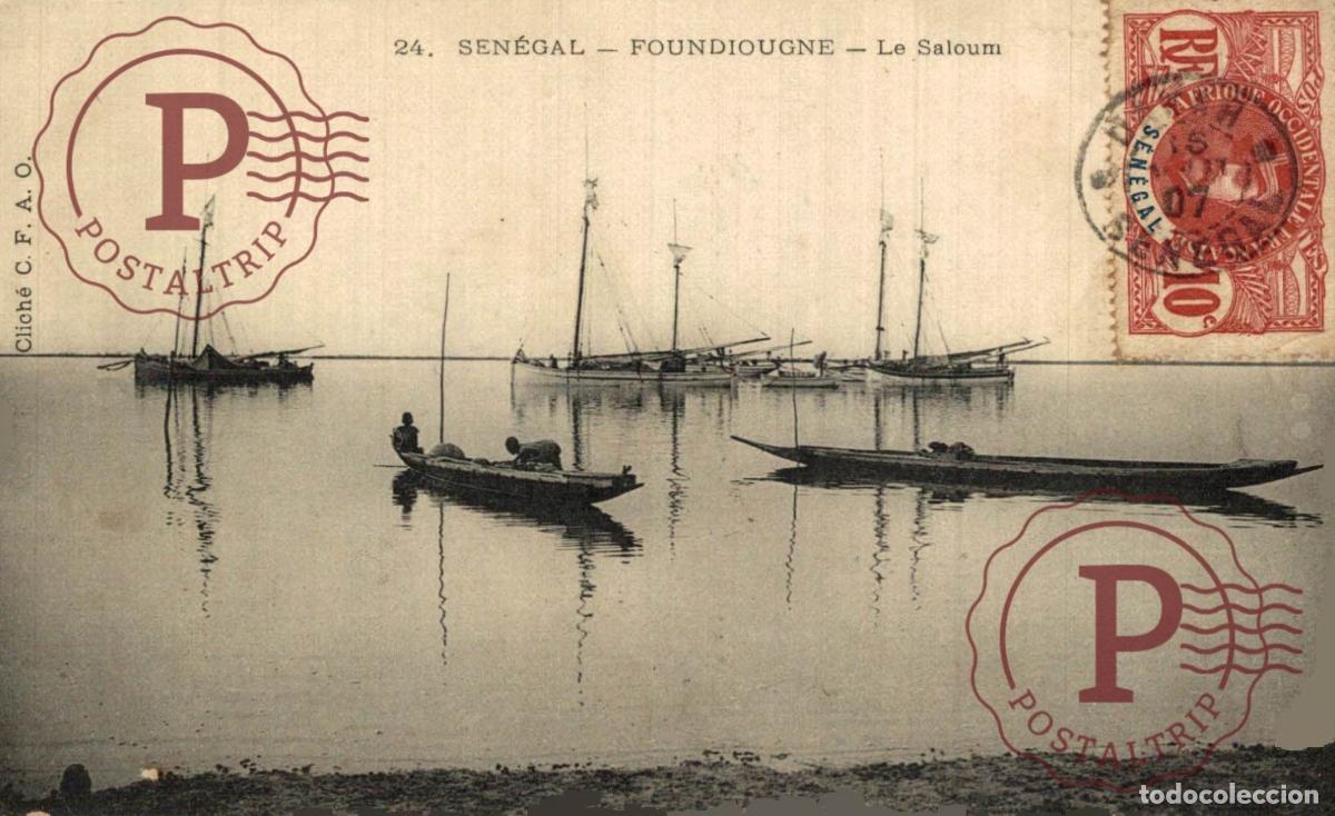 Postales: SENEGAL. FOUNDIOUGNE. LE SALOUM. - Foto 1