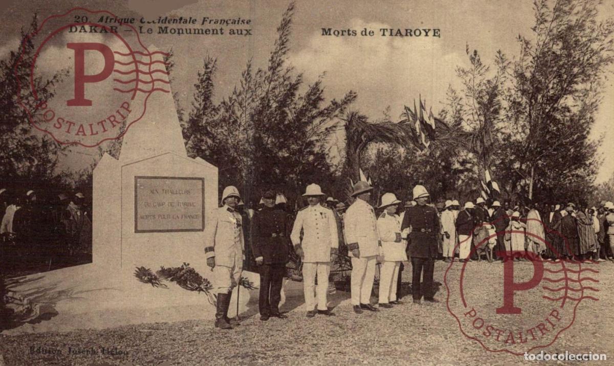 Postales: SENEGAL. DAKAR - Le Monument aux Morts de Tiaroye