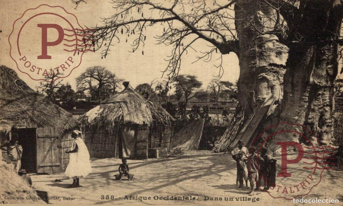 Postales: SENEGAL DANS UNE VILLAGE. - Foto 1