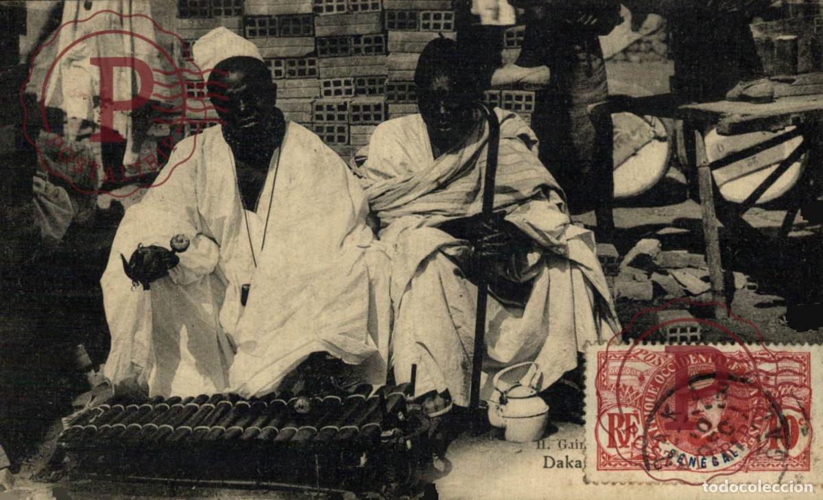Postales: SENEGAL DAKAR. MUSICIEN. MUSICO.