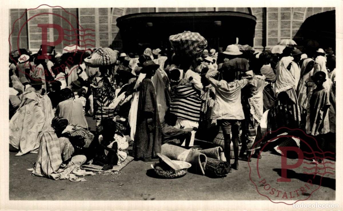 Postales: SENEGAL DAKAR LA GARE DU DAKAR NIGER UN JOUR DAFFLUENCE