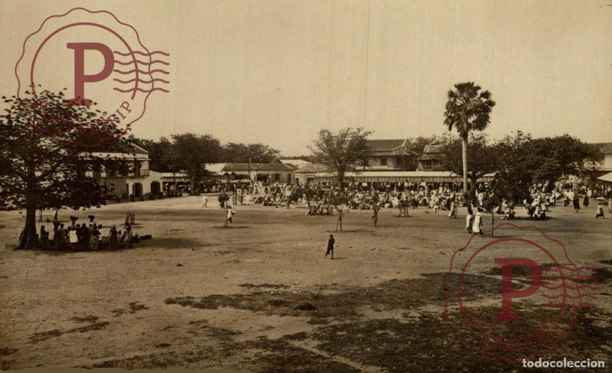 Postales: MALI. RPPC. FOTOGRAFICA. KAYES. LE MARCHE.