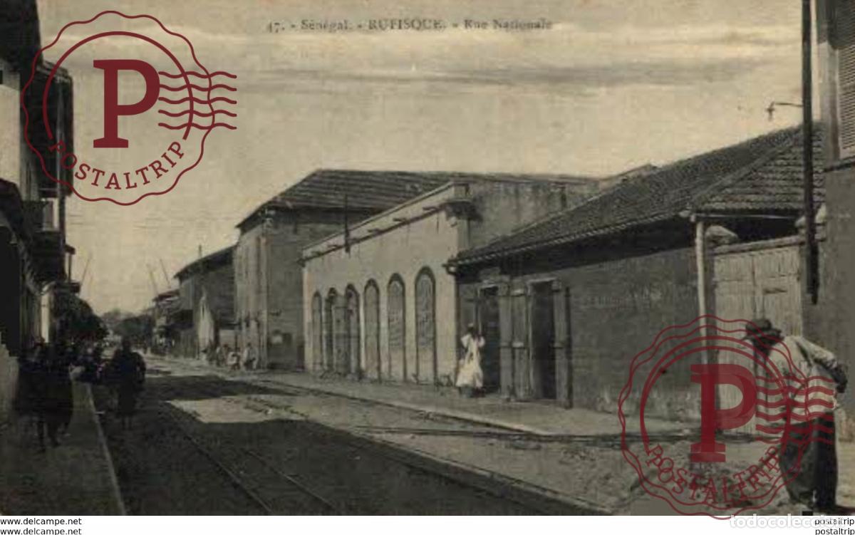 Postales: SENEGAL. - RUFISQUE. RUE NATIONALE