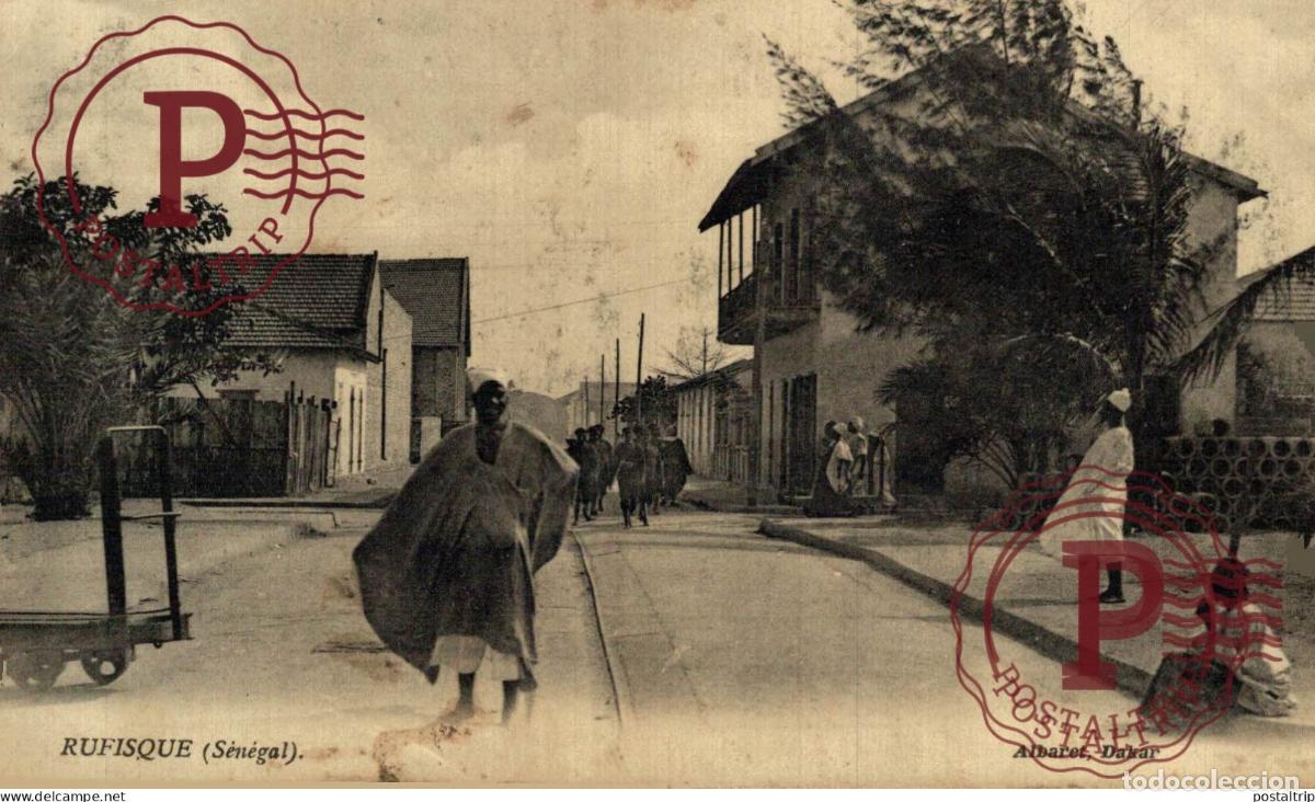 Postales: SENEGAL. RUFISQUE. ALBARET.