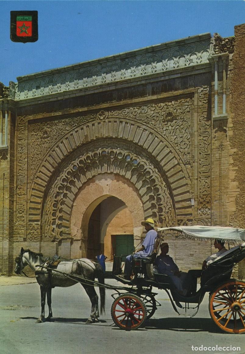 Postales: N&ordm; 30-MARRAKECH. Marruecos. Puerta Agnaou. Sin circular. ED. KOMAROC