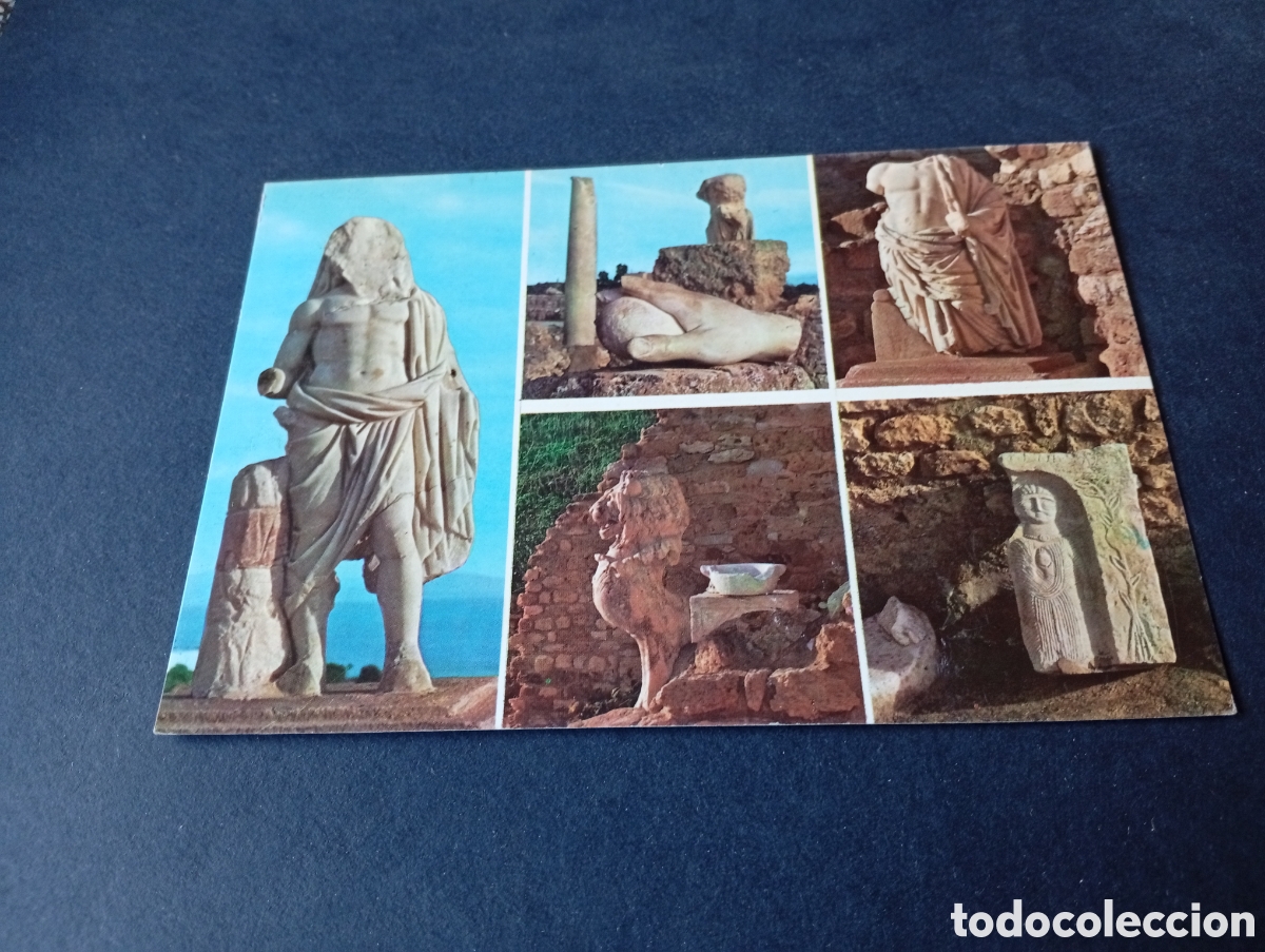 Postales: Postal carthage, T&uacute;nez anticuario de Cartago esculturas