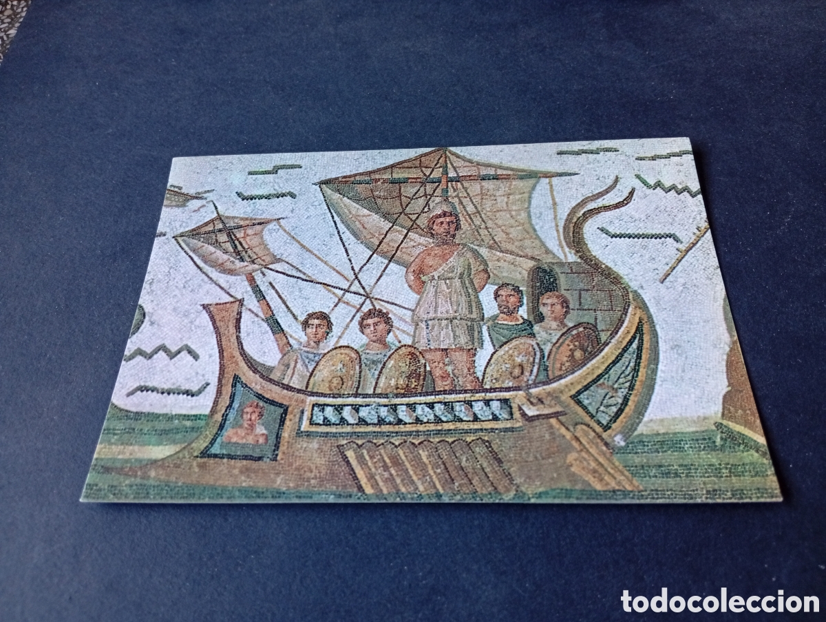 Postales: Postal mosaico Ulysse, T&uacute;nez