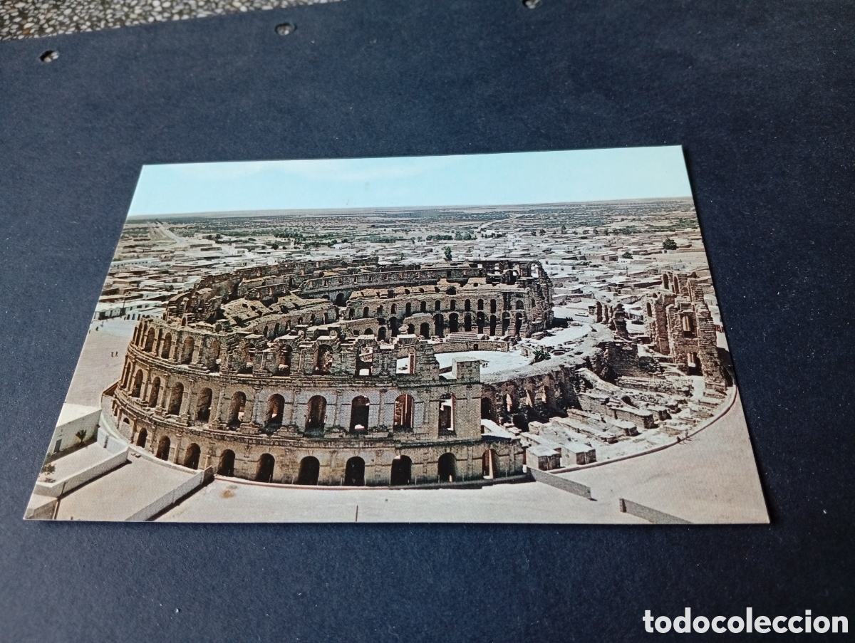 Postales: Postal El djem anfiteatro romano, T&uacute;nez