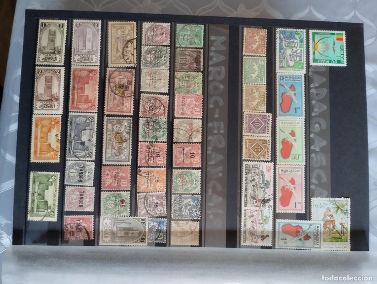 Postales: Madagascar y Marruecos Francaise
