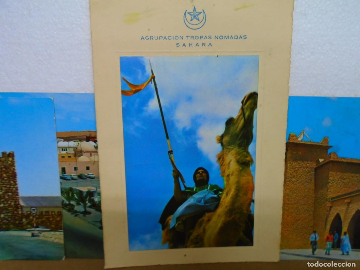 Postales: EL AAIUN(SAHARA ESPA&Ntilde;OL)LOTE DE 5 POSTALES A&Ntilde;OS 70,VER FOTOS ANEXAS.