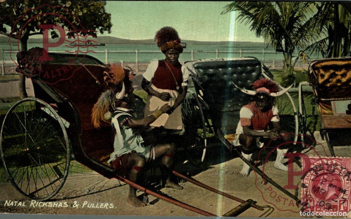 Postales: SOUTHAFRICA. SUDAFRICA - Natal Rickshas and Pullers