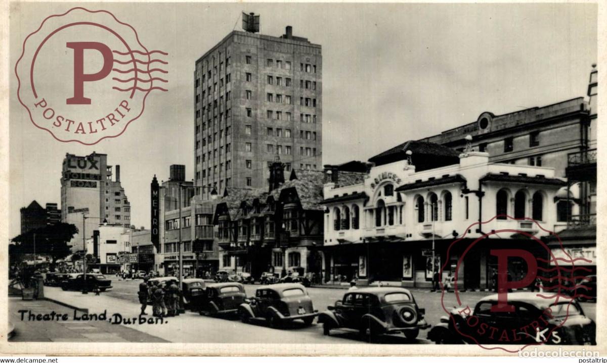 Postales: Durbans Theatre Land Theater TEATRO THEATER theatrecollection SUDAFRICA SOUTH AFRICA AFRIQUE DU SU