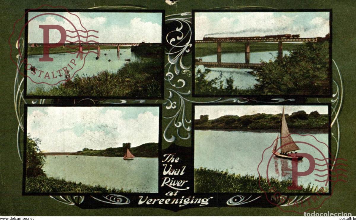 Postales: The Vaal River at Vereeniging SUDAFRICA SOUTH AFRICA AFRIQUE DU SUD