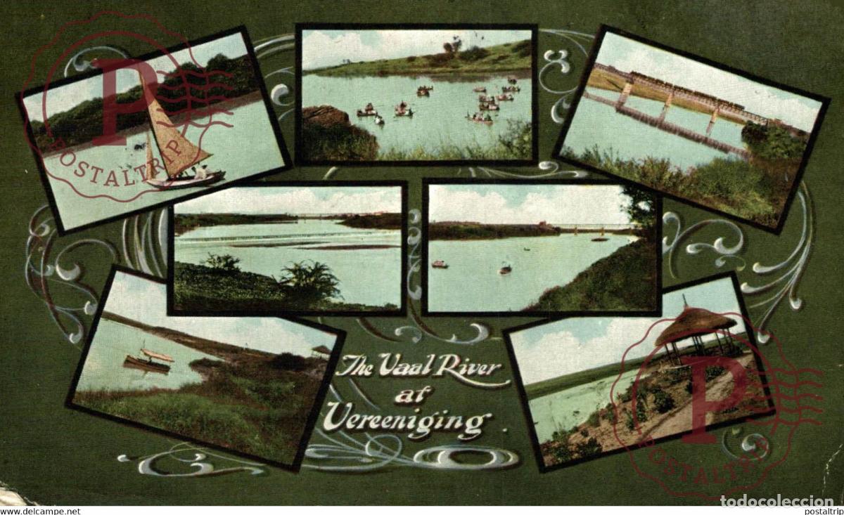Postales: The Vaal River at Vereeniging SUDAFRICA SOUTH AFRICA AFRIQUE DU SUD