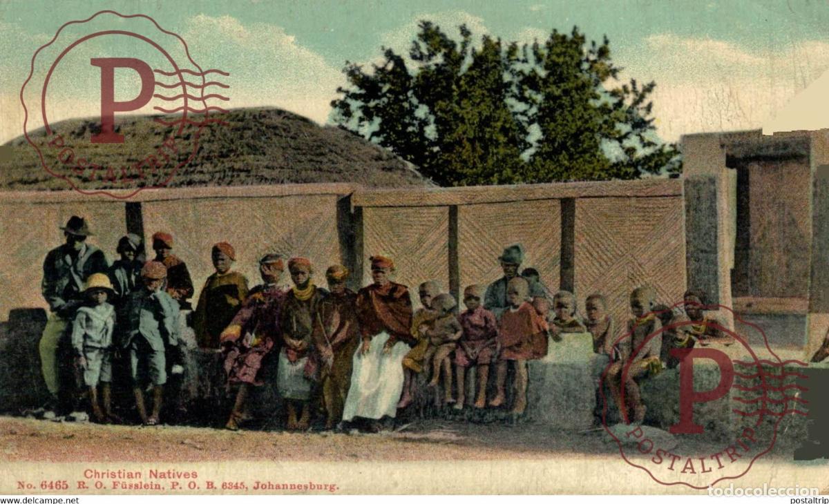 Postales: Christian Natives SUDAFRICA SOUTH AFRICA AFRIQUE DU SUD