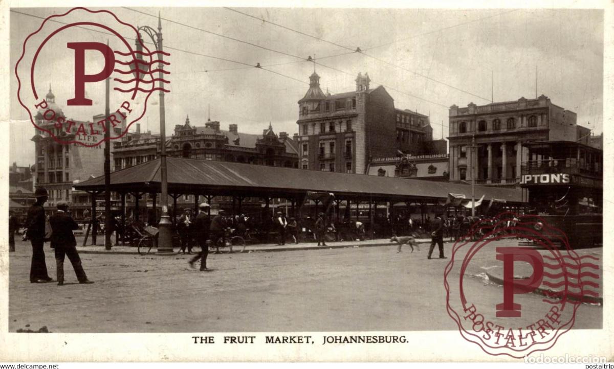 Postales: THE FRUIT MARKET JOHANNESBURG South Africa Sud&aacute;frica