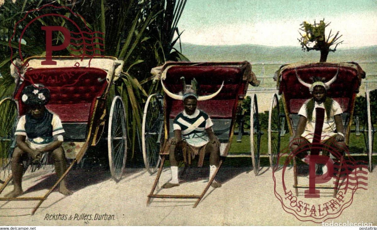 Cartoline: Ricksha Boys South Africa Sud&aacute;frica