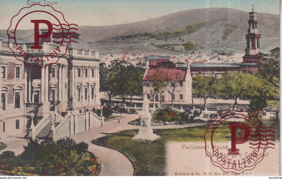 Cartoline: CAPE TOWN PARLIAMENT HOUSE ANDST. GEORGES CATHEDRAL South Africa Sud&aacute;frica