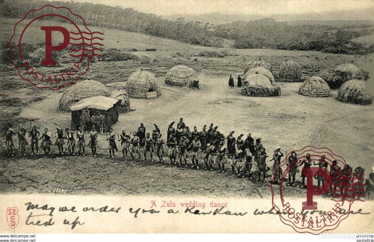 Cartoline: SUDAFRICA SOUTH AFRICA. A ZULU WEDDING DANCE
