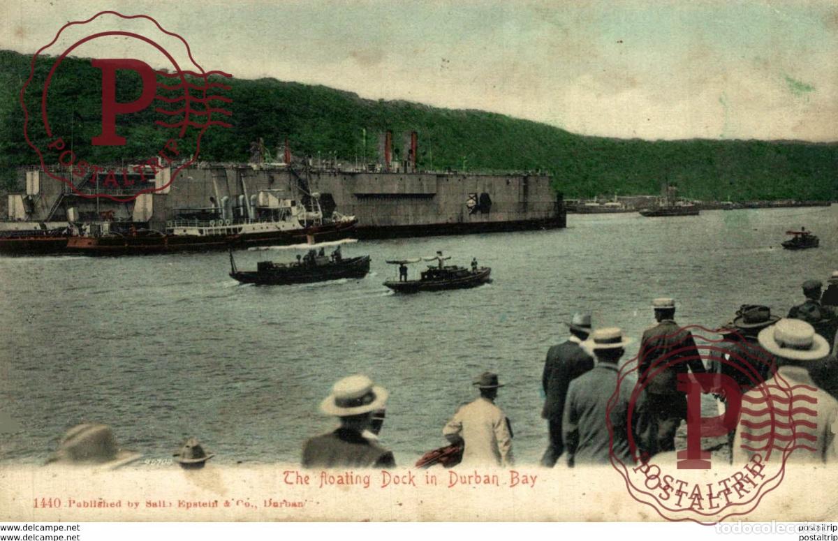 Cartoline: SUDAFRICA SOUTH AFRICA. The floating Dock in DURBAN Bay
