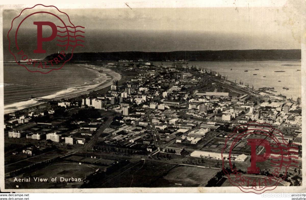 Cartoline: SUDAFRICA SOUTH AFRICA. AEREAL VIEW OF DURBAN