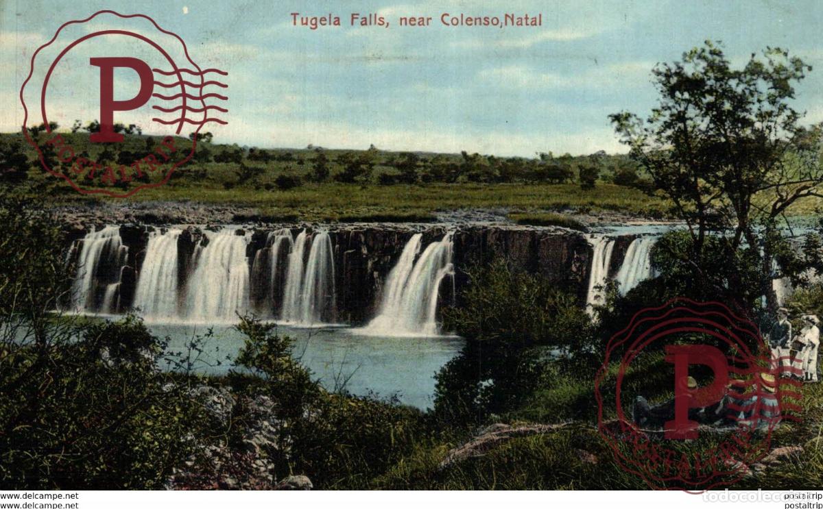 Cartoline: SUDAFRICA SOUTH AFRICA. TUGELA FALLS NEAR COLENSO NATAL