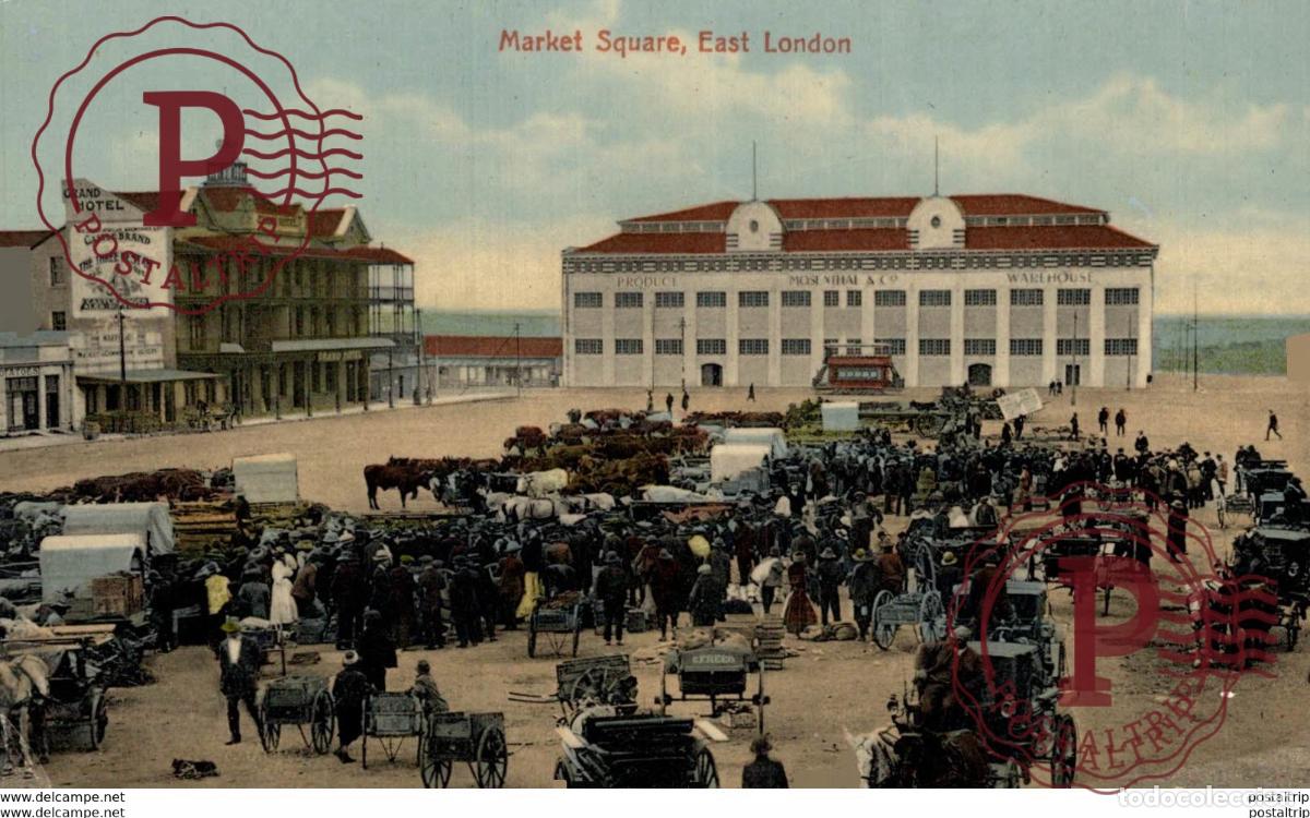 Cartoline: SUDAFRICA SOUTH AFRICA. EAST LONDON. MARKET SQUARE