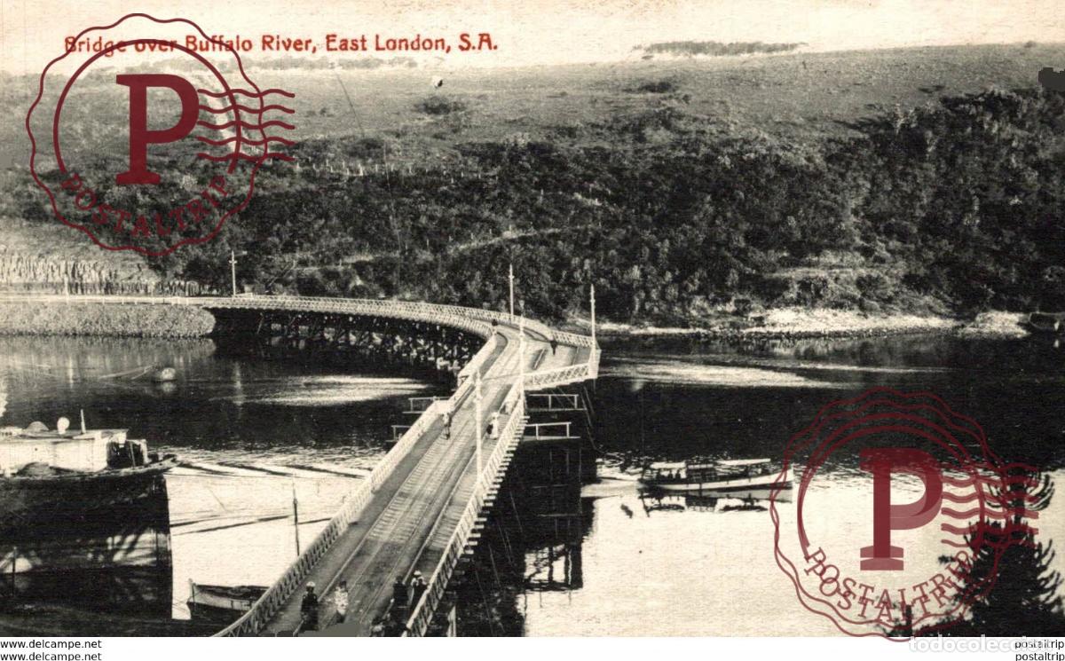 Cartoline: SUDAFRICA SOUTH AFRICA. EAST LONDON Buffalo River Bridge