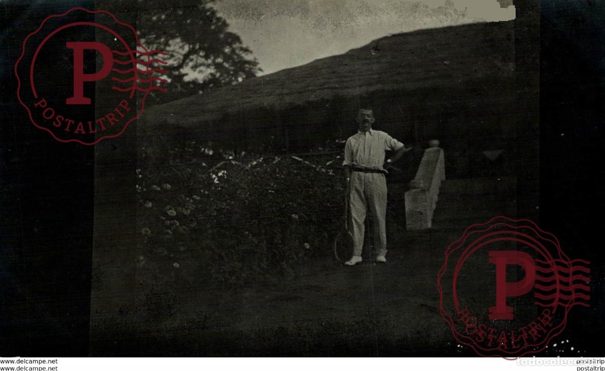 Postkarten: SUDAFRICA SOUTH AFRICA. READY FOR TENIS. -REAL PHOTO