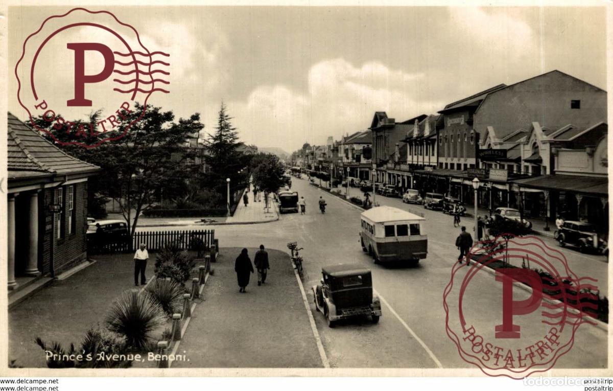 Postkarten: SUDAFRICA SOUTH AFRICA . BENONI PRINCES AVENUE