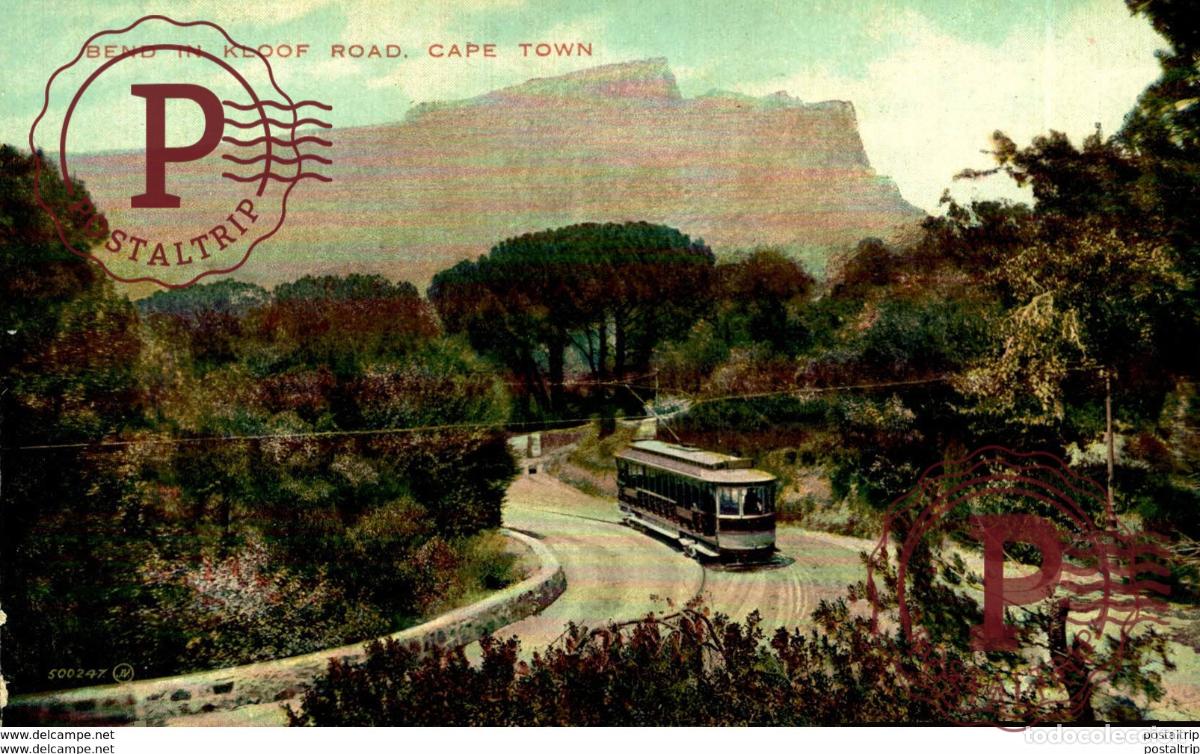 Postkarten: SUDAFRICA SOUTH AFRICA . BEND IN KLOOF ROAD. CAPE TOWN