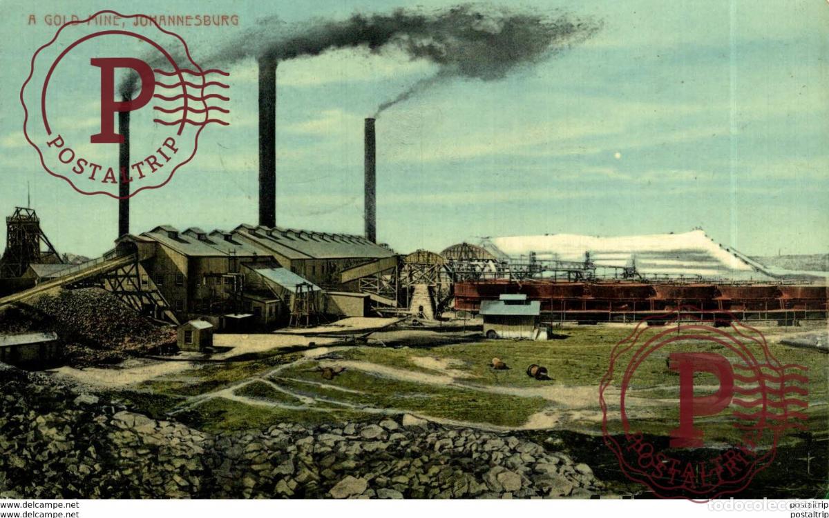 Postkarten: SUDAFRICA SOUTH AFRICA . GOLD MINE JOHANNESBURG