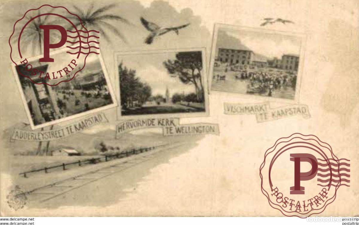 Postales: SUDAFRICA SOUTH AFRICA - ADDERLEYSTREET TE KKAPSTAD HERVORMDE KERK TE WELLINGTON VISCHMARKT