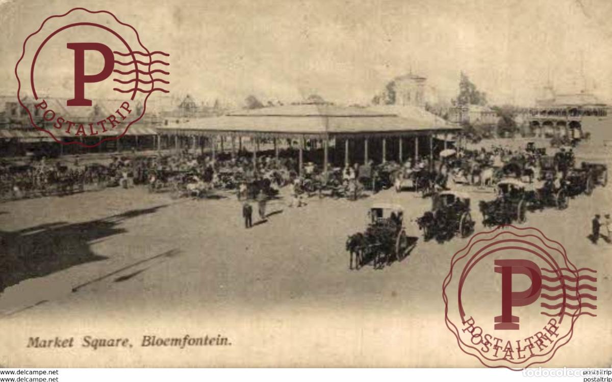 Postales: SUDAFRICA SOUTH AFRICA - BLOEMFONTEIN. MARKET SQUARE