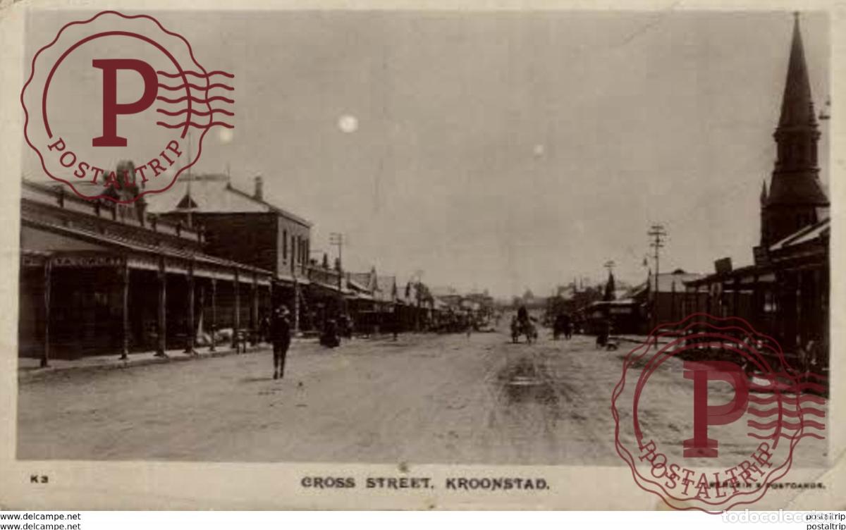 Postales: SUDAFRICA SOUTH AFRICA - KROONSTAD, CROSS STREET