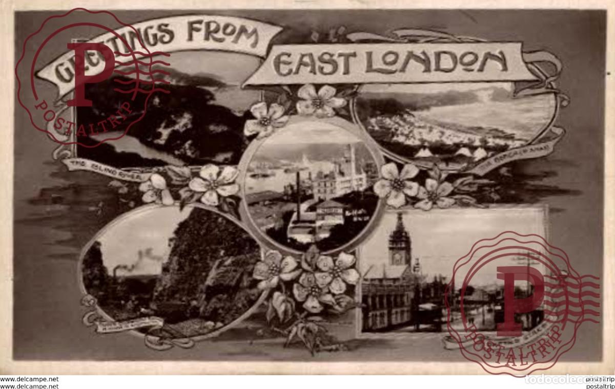 Postales: SUDAFRICA SOUTH AFRICA - GREETINGS FROM EAST LONDON