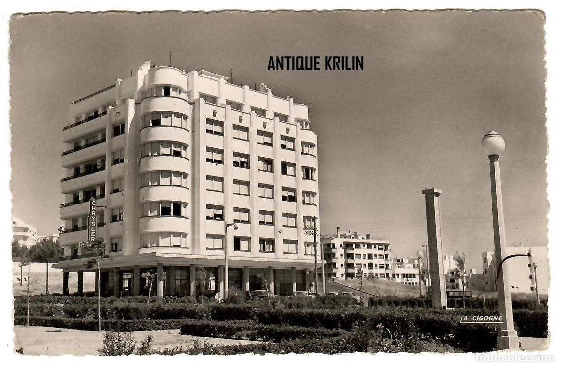 Postales: TANGER / IMMEUBLE J.E. TOLEDANO , ARCHITECTE / LA CIGOGNE N&ordm; 9932581 / FRANQUEADA