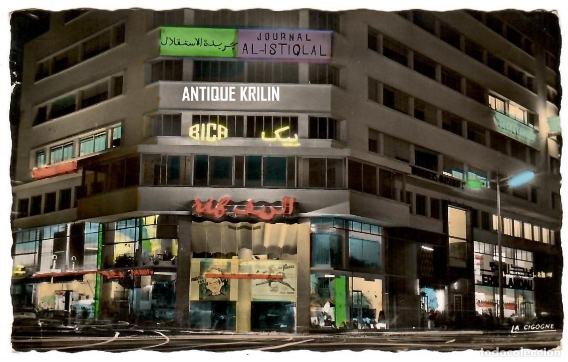 Postales: CASABLANCA / LE CINEMA RIF / EDITION LA CIGOGNE N&ordm; 9510292 / FRANQUEADA