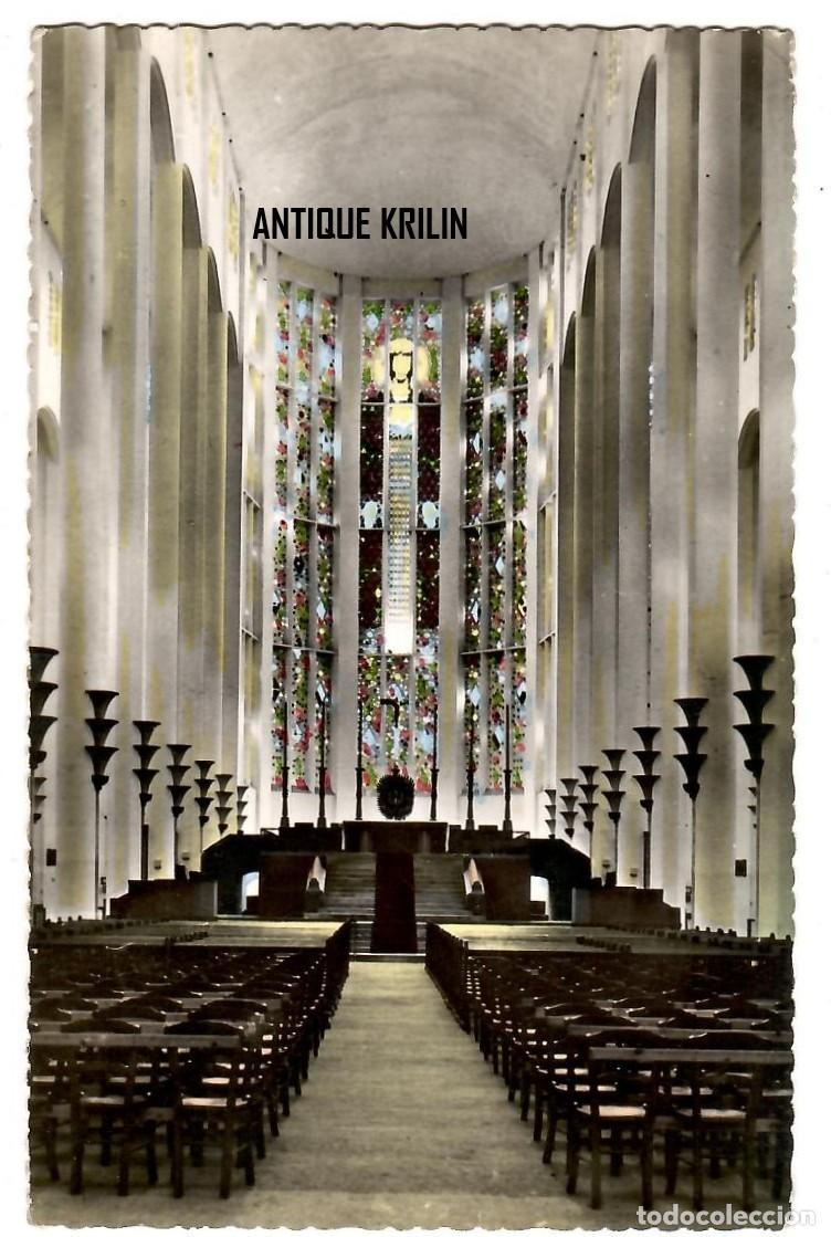 Postales: CASABLANCA N&ordm; 11 INTERIEUR DE L'EGLISE DU SACRE COEUR / PHOTO FLANDRIN / FRANQUEADA