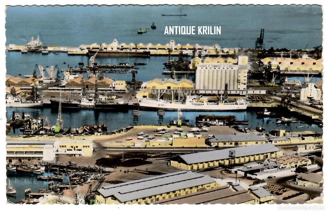 Postales: CASABLANCA N&ordm; 16 LE PORT / PHOTO FLANDRIN / FRANQUEADA