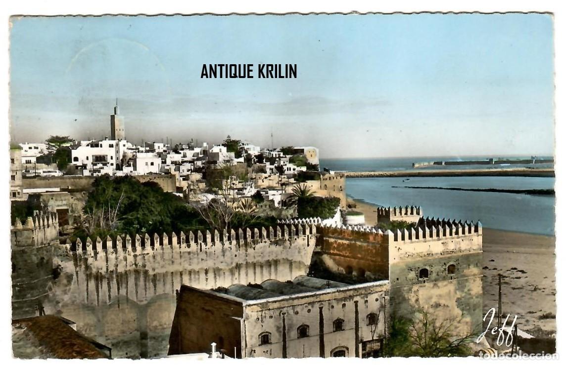 Postales: MARRUECOS / RABAT N&ordm; 017 VUE GENERALE DES OUDAIAS / EDITION JEFF / FRANQUEADA
