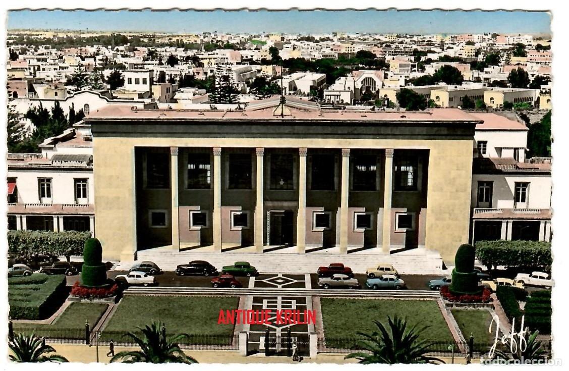 Postales: MARRUECOS / RABAT N&ordm; 40 PALAIS DE JUSTICE / EDITION JEFF / FRANQUEADA