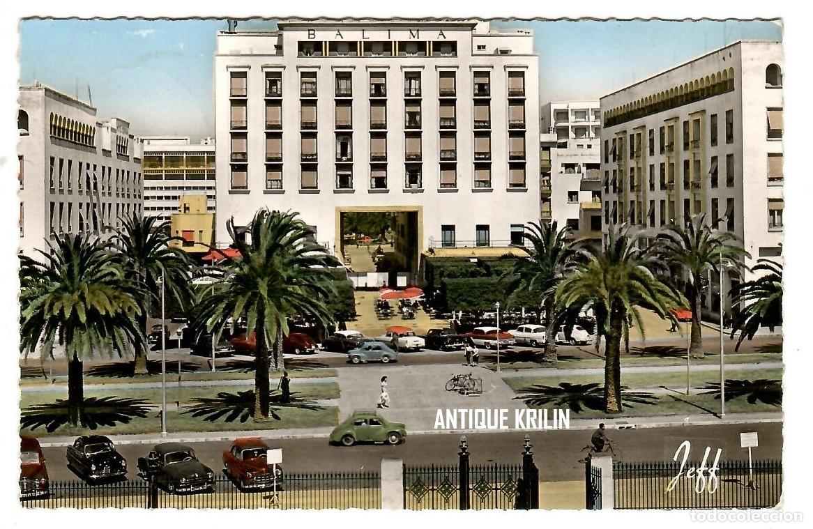Postales: MARRUECOS / RABAT N&ordm; 35 H&Ocirc;TEL BALIMA / EDITION JEFF / FRANQUEADA