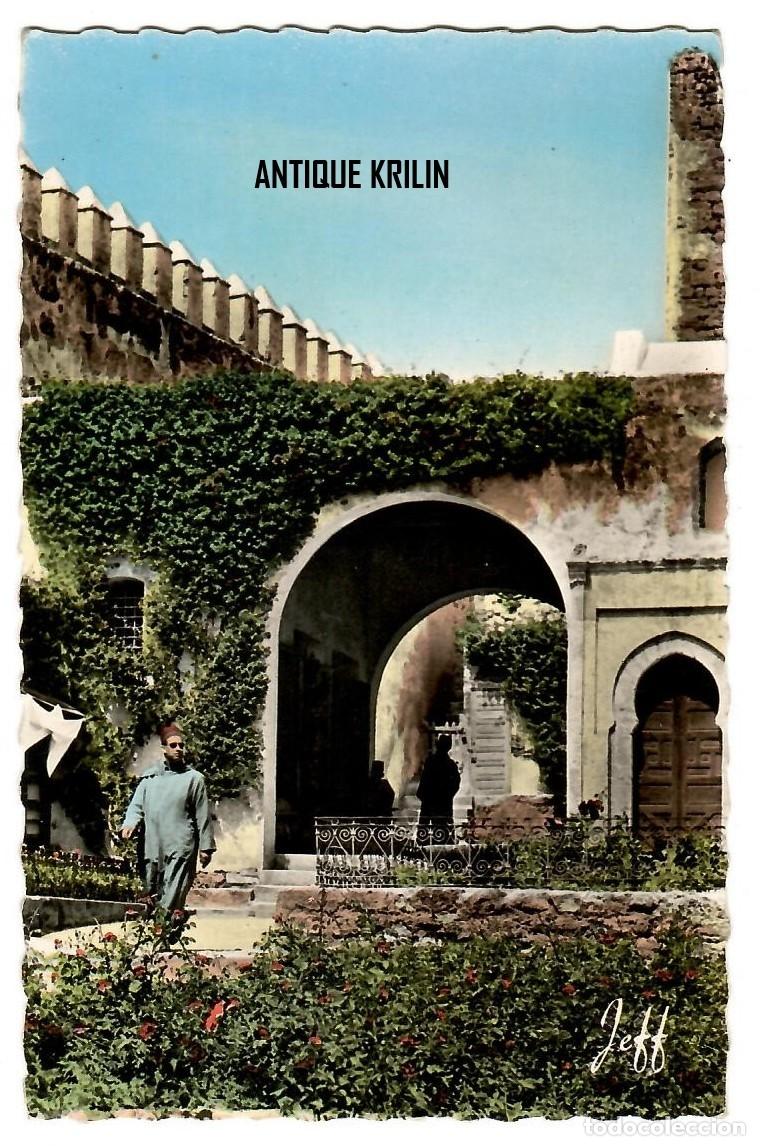 Postales: MARRUECOS / RABAT N&ordm; 32 JARDIN DES OUDA&Iuml;AS / EDITION JEFF / FRANQUEADA