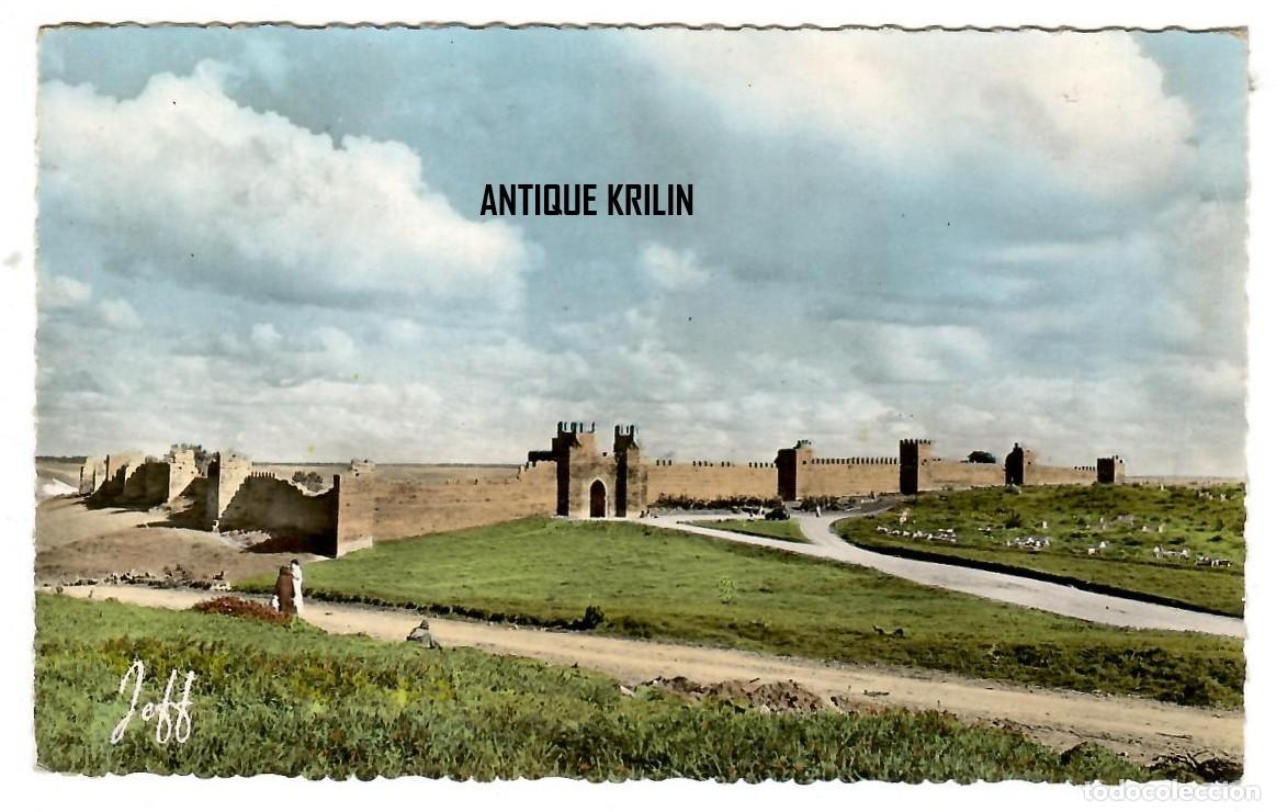 Postales: MARRUECOS / RABAT N&ordm; 015 REMPARTS DU CHELLAH / EDITION JEFF / FRANQUEADA