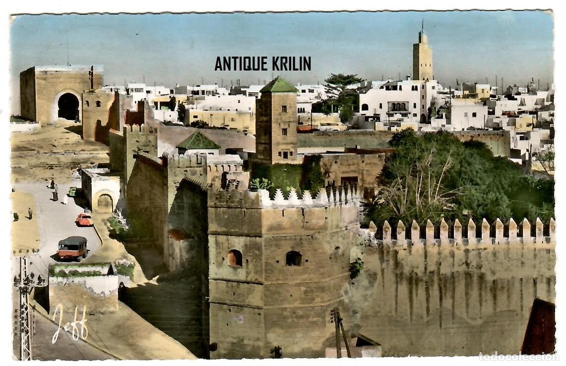 Postales: MARRUECOS / RABAT N&ordm; 61 VUE GENERALE DES OUDA&Iuml;AS / EDITION JEFF / FRANQUEADA