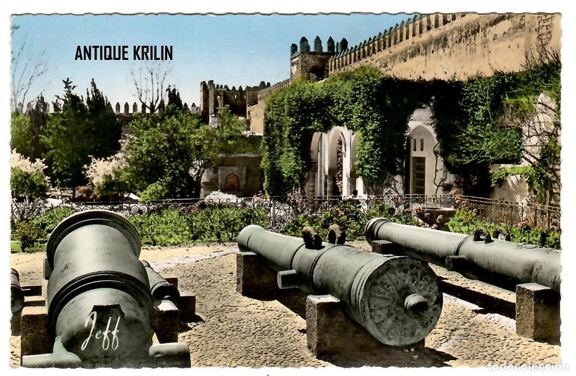 Postales: MARRUECOS / RABAT N&ordm; 25 UN COIN DU JARDIN DES OUDA&Iuml;AS / EDITION JEFF / FRANQUEADA