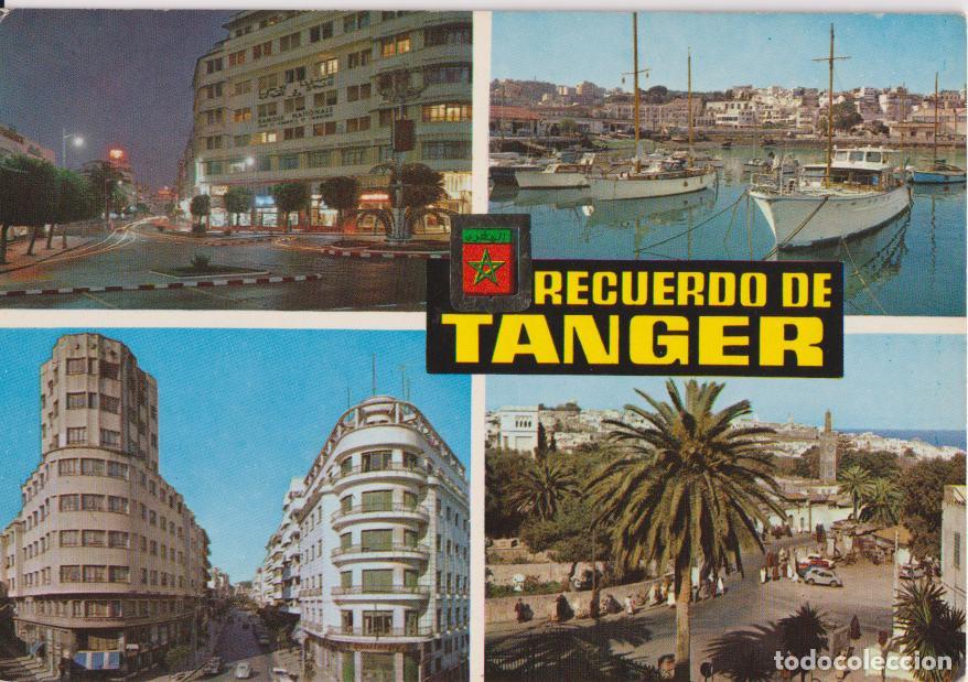 Postales: MARRUECOS, TANGER, PLAZA DE FRANCIA, DARSENA DEL YACTING CLUB &ndash; ESCUDO DE ORO N&ordm;25 &ndash; ESCRITA